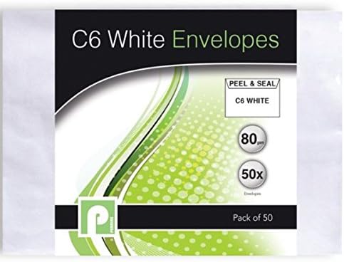 Pennine C6 Envelopes - White (Pack of 50)