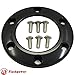 Horn Button Ring for 6-bolt Steering Wheels (Black)