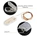 WEIERJIA 4Pack Micro LED String Lights Copper Wire Lights ;Battery Operated Portable Lights,Fairy Decor Rope Light for Christmas,Seasonal Decoration Home,Holiday, Party(Warm white,20 LEDs/7.2Feet)