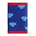 RFID Blocking Wallet for Kids/Slim Cartoon Wallet with Zippered Pocket/Trifold Canvas Outdoor Sports Wallet (Shark)