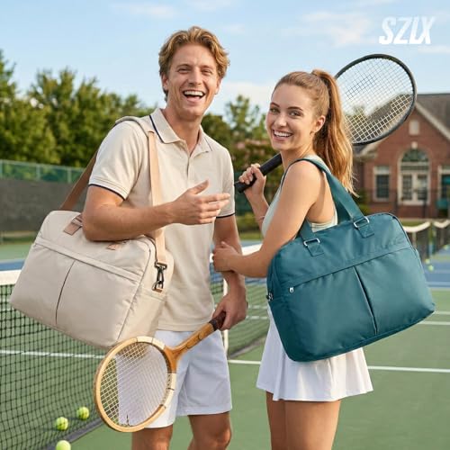 SZLX Travel Bag 40x20x25 for Ryanair,Weekend Luggage Tote Bag 40x30x20 for Women,Waterproof Sport Bag for Gym,Swimming Bag for Beach, F4-Peacock Blue, Sporty