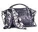 Leather Black Large Skull Studded Handbag and Tote Purse Fashion for Women Ladies Girls Crossbody Shoulder on Sale