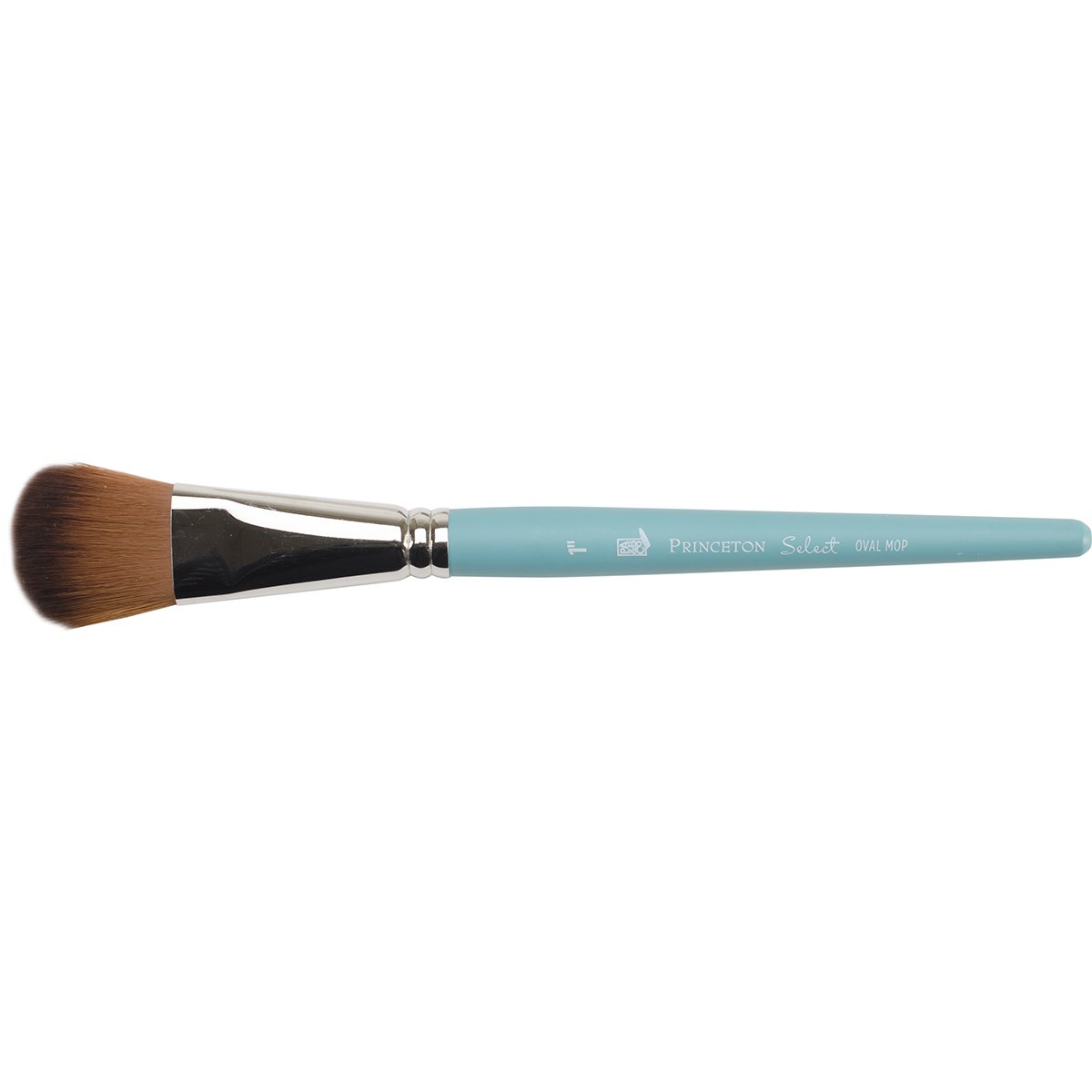 Princeton Art & Brush Nylon Select Wave Synthetic Brush-Oval Mop 1-inch