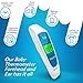 IPROVEN Digital Ear Thermometer for Adults, Kids and Babies, [Fast, Accurate and Easy to Use] Fever Alarm, Ear and Forehead Mode, LED Display with Big Buttons, Unique Design, DMT-316