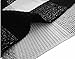 Levinis Buffalo Check Rug 3' x 5' - Retro Farmhouse Lattice Area Rugs - Black and White Checkered Plaid Rug for Front Porch/Kitchen/Bedroom, 35.4