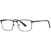 LKEYE Distance Nearsighted Glasses Blue Light Glasses Men Women Metal Spring Hinge Myopia Eyeglasses
