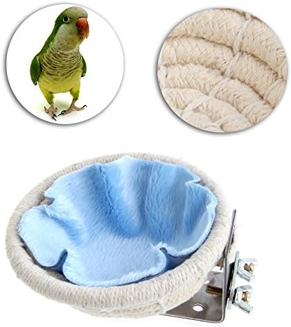 Jieteenager Bird Nest Breeding Cotton Rope House Home Weave Canary Finch Budgie Handmade