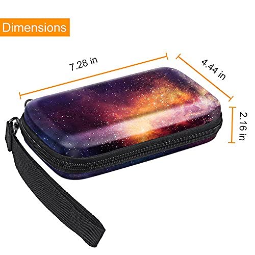 Fintie Carrying Case for Nintendo New 2DS XL LL/New 3DS / 2DS / 3DS XL LL, Protective Hard Shell Portable Travel Cover Pouch with Game Card Slots & Inner Pocket, Galaxy