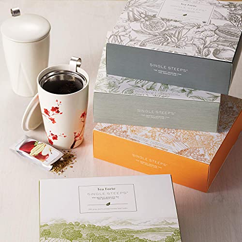 Tea Forte Assorted Tea Gift Set, 28 Assorted Loose Leaf Teas, Single