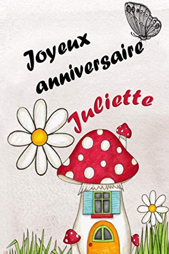 Joyeux Anniversaire Juliette Tres Joli Cahier Por Anniversaire Cadeau D Anniversaire Pour Femmes Et Filles 6 X 9 Finition Mate Cadeau Pour Etudiant Cadeaux Chics Et Originaux Anniversaire Cadeau Amazon Com Books