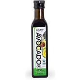Avohass Organic Extra Virgin Avocado Oil, 8.5 oz, Cold Pressed, Unrefined | USDA certified; everyday cooking and finishing to 400F; buttery flavor; Non-GMO, Kosher; single dark glass bottle
