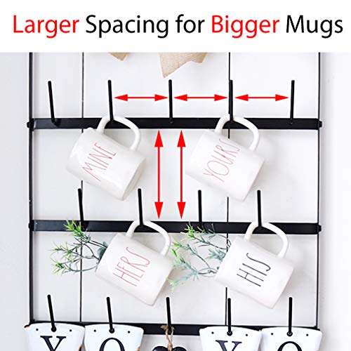 4 Metal+Coffee+Mug+Rack+Organizer