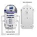 ThinkGeek Star Wars R2-D2 AC/USB Power Station - Wall-Mounted, 2 USB Ports, 4 Type B Sockets, Officially-Licensed Star Wars Merchandise