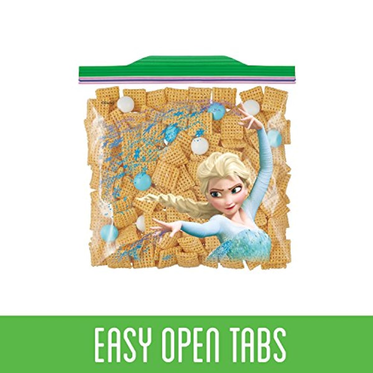 Ziploc Brand Sandwich Bags Featuring Disney Frozen Designs, 66 ct New