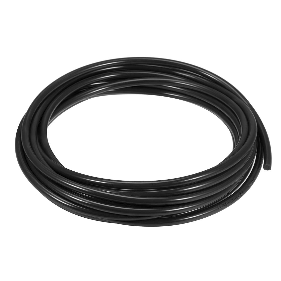 sourcing map Pneumatic Air Tubing, 8mm OD x 5mm ID 7m (275 Inch) PU Polyurethane Air Compressor Tubing Hose Pipe Black