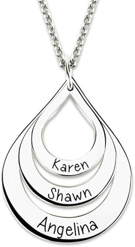 Collier prenom goutte Clearance