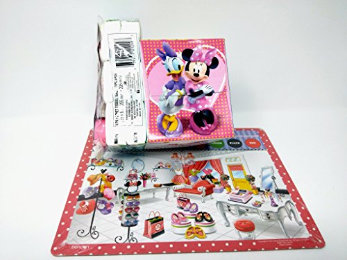 Back to School Toddler Pre-school Elementary School Supplies Pencil Sharpener Dry Erase Board Tissues Minnie Mouse Bundle of 3