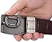 Marino Men's Jeans Plaque Genuine Leather Belt, 1.5