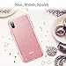 ESR Makeup Glitter Case for iPhone Xs/iPhone X, Glitter Sparkle Bling Cover [Three Layer] for iPhone 5.8 inch (2017 & 2018 Release)(Rose Gold)