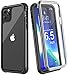 Eonfine Designed for iPhone 11 Pro Max Case, Full-Body Heavy Duty Protection with Built-in Screen Protector Rugged Armor Shockproof Cover for iPhone 11 Pro Max 6.5 Inch 2019 Release (Black/Clear)