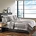 Eddie Bauer - Twin Quilt Set, Cotton Reversible Bedding with Matching Sham, Home Decor for All Seasons (Fairview Grey, Twin)