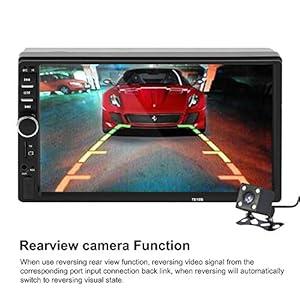 Andven Autoradio Bluetooth, Car Stereo 2 DIN 7 pollici Touch Screen MP5 Player con Supporto FM/AUX/USB/TF Card + Rear… - immagine 5