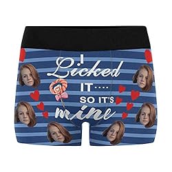 Custom Boxer Briefs, Personalized Funny Face