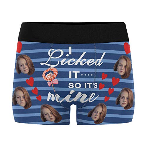 Custom Boxer Briefs, Personalized Funny Face