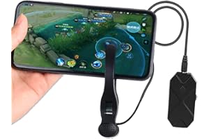AYSUNY Smart Auto Screen Clicker Device M5, Phone Screen Tapper, Easy Clip-on Clicker, Stepless Speed Control Simulated Finger Clicking for Gaming, Live Broadcasts etc (USB Power Without Battery)