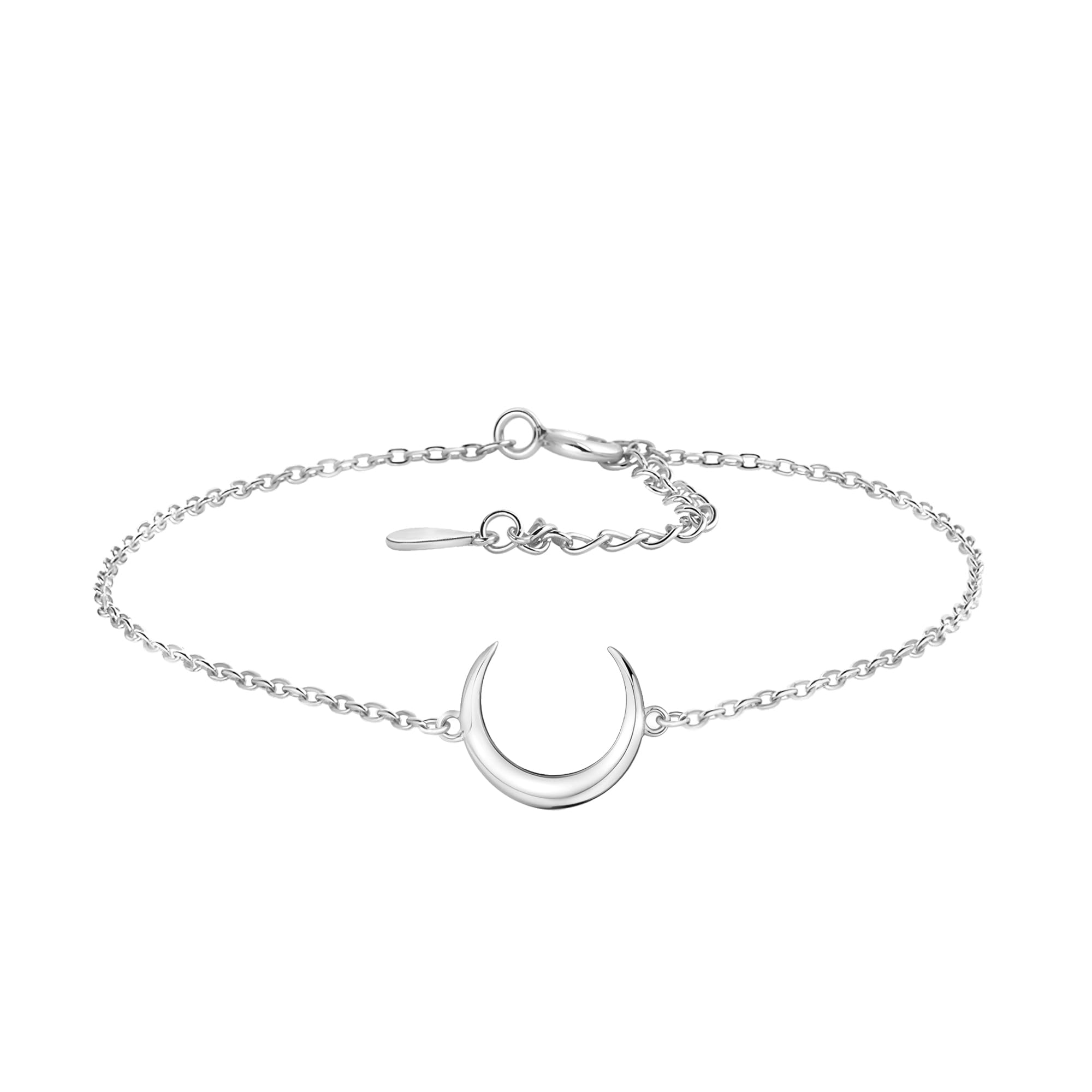 Sofia Milani - Women's Bracelet 925 Silver - Moon Pendant - 30220