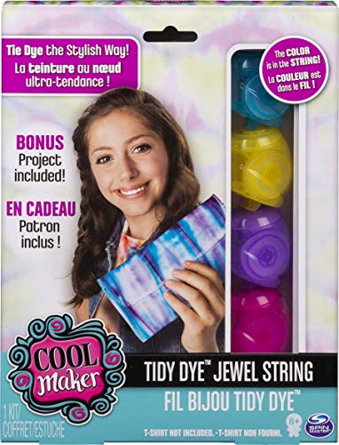 Cool Maker - Tidy Dye Jewel String Kit for Fabric