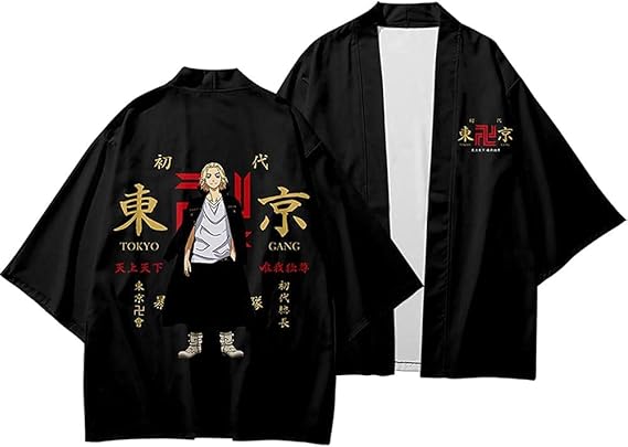 Amazon Co Jp Vekkk 東京卍リベンジャーズ コスプレ衣装和服 人気 記念シャツ おしゃれ ファッション 制服 キャラクター 佐野万次郎 花垣武道東京卍會 キャラクター浴衣 マント 和服 コスプレ衣装 ハロウィン クリスマス 人気 アニメ イベント夏服 日常服 ホビー 通販