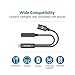 Lightning Splitter for iPhone 8/8 Plus,Headphone Adapter for iPhone 7/7 Plus,Wofalodata 3nd Generation Connector 3.5mm Audio and Charge Cable Connector Compatible for iOS 10.3(Black)