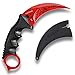 FadeCase Karambit Classic - Crimson Web - Real CSGO Knife Skin Counter Strike Global Offensive Full Tang Fixed Blade