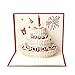 Arich 3D Pop UP Holiday Greeting Cards Valentine's Day Happy Birthday Gift--Cake