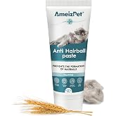 AmeizPet Hairball Remedy for Cats, Beef Flavour, 4.23 Oz (120g) | Anti-Hairball Treatment for Long &amp; Short Fur Cats, Suitable for Kittens and Senior cats, Good as a Gift