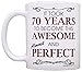 Birthday Gifts For All 70th Took 70 Years Awesome Funny Party Gift 11oz Ceramic Coffee Mug Tea Cup White
