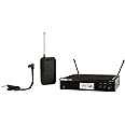 Shure BLX14R/B98 Wireless Microphone System - 14-Hour Battery Life, 300 ft Range, UHF | Clip-on Instrument Mic, Single Channel Rack Mount Receiver | H9 Band (BLX14R/B98-H9)