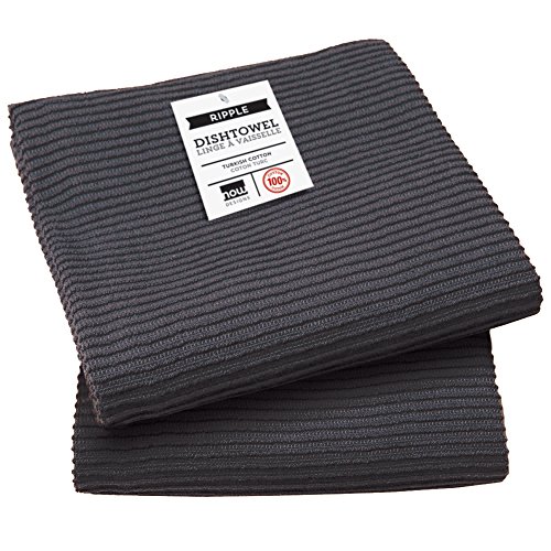 Set Of 2 Black Dish Cloths Or Dish Towel