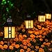 GIGALUMI Japanese Decor Solar Lights for Outside, Pathway Lights 2 Pack - Lawn/Patio/Yard/Walkway/Driveway Decoration