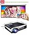 Gzunelic 4500 lumens Android WiFi 1080p Video Projector LCD LED Full HD Theater Proyector with Bluetooth Wireless Synchronize to Smart Phone by Airplay or Miracast Ideal for Home Entertainmentthumb 3