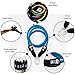 Sweet Sweat Resistance Bands with 75lbs of Total Resistance! Includes Foam Handles, Ankle Straps and Carrying Bag