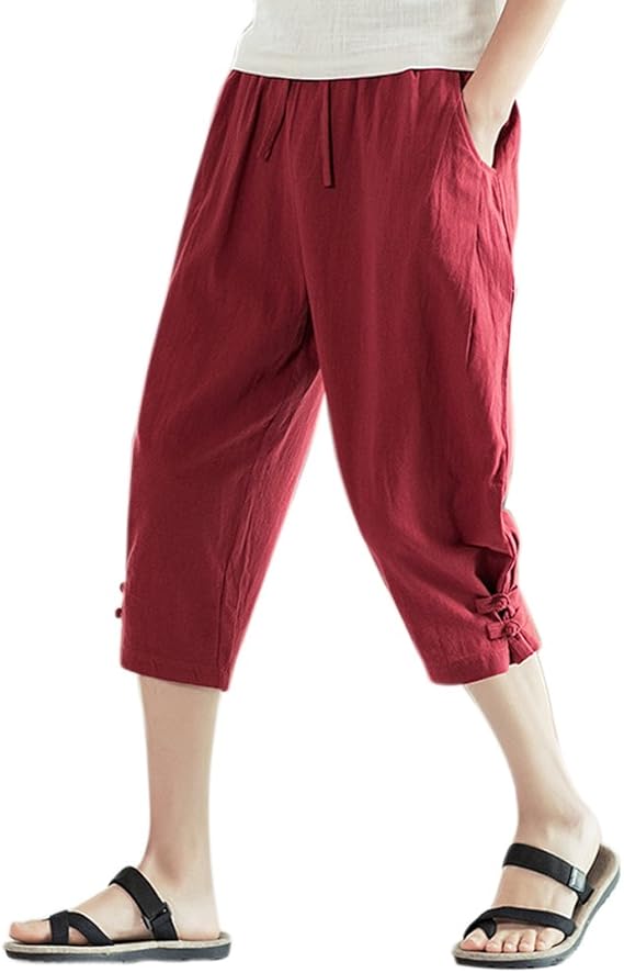 Amazon Gomy サルエルパンツ ミディアムパンツ メンズ 夏 大きい