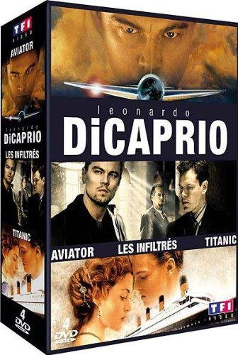 Leonardo DiCaprio - Coffret - Titanic + Les infiltrés + Aviator - Pack