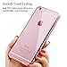 iPhone 6s Case,iPhone 6 Case,by Ailun,Soft TPU Bumper,Clear Back,Ultra-Slim&Lightweight,Shock-Absorption&Skid-proof,Anti-Scratch&Fingerprint&Oil Stain Cover[rose gold]