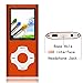 Tomameri - MP3 / MP4 Player with Rhombic Button (Orange)