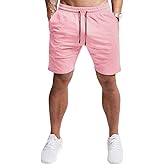 EVERWORTH Men's Casual Training Shorts Gym Workout Fitness Short Bodybuilding Running Jogging Short Pants