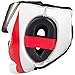 TITLE Command Full Training Headgear, Black/White/Red, Large