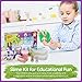 vvljproducts DIY Slime Kit for Kids – Making Supplies with Clear Slime, Colorful Beads & Foam Balls, Cute Decorations, Holographic Glitter & Storage Containers – Great Gift for Boys & Girls