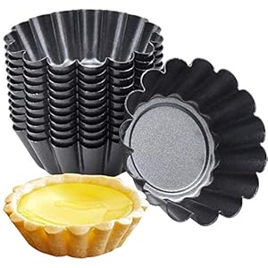 Amasawa 10 Stuks Cupcake Cake Mal, ijzer Non Stick Flan Tin Cupcake Cookie Bloem Vormige Mold Keuken Craft Bakken…